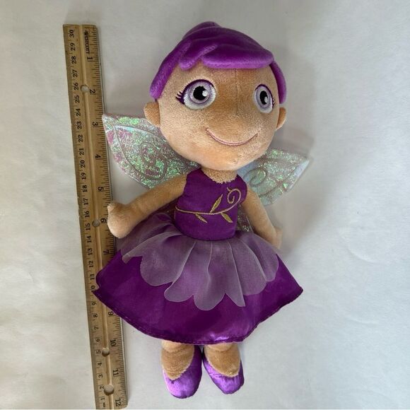 Hallmark Birthstone 12" Fairy Plush Stuffed Doll February Birthday Purple - Picture 3 of 10